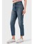 Pamuklu Relaxed Fit Yüksek Bel Düz Paça Jeans Bayan Kot Pantolon XW000073 AF12845 MB001 4