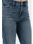 Pamuklu Relaxed Fit Yüksek Bel Düz Paça Jeans Bayan Kot Pantolon XW000073 AF12845 MB001 5