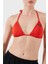 Logolu Bağlamalı Üçgen Bikini Üstü KW0KW02343XM8 Bayan Bikini Üstü KW0KW02343 Xm8 1