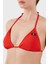 Logolu Bağlamalı Üçgen Bikini Üstü KW0KW02343XM8 Bayan Bikini Üstü KW0KW02343 Xm8 5