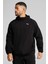 M Tad Tech Woven Full Zip Siyah Erkek Fermuarlı Sweatshirt 1