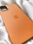 Apple iPhone 12 / 12 Pro Uyumlu Logolu Deri Görünümlü Silikon Kılıf / Kapak 3