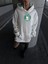 Üç Iplik Penye Uzun Kol Kapşonlu Sweatshirt - Beyaz 3