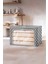 Puantiyeli Pencereli Çelik Çerçeveli Hurç Dolap Içi Organizer Hurç Medium 40X50X30CM 5