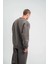 Uzun Kol Bisiklet Yaka Basic Sweatshirt - Füme 2