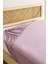 Penye Fitted Çarşaf Tek Kişilik 100 x 200+30 cm Pembe 3