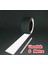 Düz Desensiz Metalize Gri Renk Gece Parlayan Reflektif Bant 10 cm 5 Metre 2