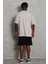 Unisex Oversize Düz Bisiklet Yaka T-Shirt - Gri 1