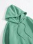 Erkek Düz Kapüşonlu Sweat - Mint Yeşili 4