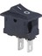 Yükseltici Anahtarı 2 Pin Siyah 3A 250V (Tk 91) (IC-120) (4887) 1