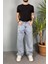 Buz Mavisi Baggy Kot Pantolon 3