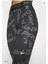 Pro Mid-Rise 7/8 Printed Training Siyah Kadın Tayt 3