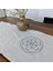 Yaşam Çiçeği Işlemeli Runner 140*40 cm Yenilnme ve Bereket Temalı Özel Tasarım Runner 2