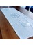 Yaşam Çiçeği Işlemeli Runner 140*40 cm Yenilnme ve Bereket Temalı Özel Tasarım Runner 1