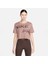 Pro Dri-Fit Graphics Cropped Training Short-Sleeve Kahverengi Kadın T-Shirt 1