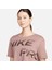 Pro Dri-Fit Graphics Cropped Training Short-Sleeve Kahverengi Kadın T-Shirt 2