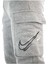 Fleece Kargo Jogger Gri Erkek Spor Eşofman Altı DQ3946-063 3