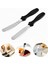 Pasta Dekor Kalemi ve Metal Pasta Spatulası 2li Pasta Süsleme Seti Pasta Sıvama Tarağı Bıçağı 5