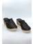 Kadın Deri Siyah Comfort Günlük Terlik - ( FTH-0052 ) 5