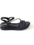 Sprs 02826 Kadın Günlük Taşlı Sandalet 2