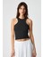 Jroksy Kadın Slim Halter Yaka Kolsuz Siyah Atlet 1
