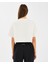 W Crop Fit Graphic Tee T-Shirt Kadın Off White Tshirt S2510145-102 4