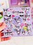 Kuromi My Melodi Sanrio Sticker Seti - 470 Adet - Ajanda, Günlük, Scrapbook, Bullet Journal Çıkartma 1