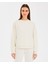 W Essential Crewneck Sweatshirt Kadın Off White Sweatshirt S242109-102 1