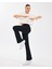 W Basic Flare Legging Kadın Siyah Tayt S2510201-001 3