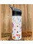 Kişiye Özel Isimli Kız Çocuk Çiçekli Unicorn Temalı Pipetli Suluk Matara 650 ml 5