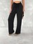 Ayrobin Oversize Kadın Pantalon - Siyah 1
