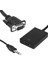 VGA Erkek To HDMI Dişi Dönüştürücü Kablo (4887) 1