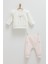 Çiçek Nakışlı Sweatshırt Pantolon Takım 1