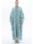 Kolları Fırfır Detaylı Kaftan Elbise Mint 1
