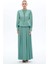 Vintage Görünümlü Etek Bluz Takım Yeşil 1