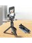 Masaüstü Tripod Olabilen Telefon Tutuculu Kablosuz Kumandalı Selfie Çubuğu (4887) 1