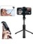 Masaüstü Tripod Olabilen Telefon Tutuculu Kablosuz Kumandalı Selfie Çubuğu (4887) 5