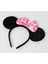 Pembe Fiyonklu Minnie Mouse Tacı Mini Kulak (4887) 4