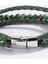 Erkek Yeşil %100 Deri Cety Taşlı Bileklik A51Y9602 2