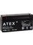 Atex Ax6-3.4 6 Volt - 3.4 Amper Yatık Akü (12.5X6X3CM) (4887) 1