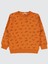 Erkek Çocuk Sweatshirt 2-5 Yaş Koyu Oranj 1
