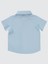 Erkek Bebek Gömlek 6-18 Ay Mavi 2