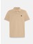 Mıllers Rıver Pique Short Sleeve Po Bej Nakışlı Erkek Polo T-Shirt 5