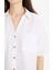 Boxy Fit Cepli Basic Düz Kısa Kollu Gömlek V2523AZ25SP 5