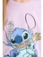 Kız Çocuk Disney Lilo & Stitch Relax Fit Bisiklet Yaka Kısa Kollu Tişört E2611A825SM 5