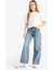 Kız Çocuk Straight Wide Jean Pantolon F3150A825SM 3