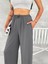 Ayrobin Oversize Kadın Pantalon - Füme 1
