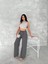 Ayrobin Oversize Kadın Pantalon - Füme 5