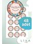 Iyi Bayramlar Etiket Sticker 48 Adet 3,5 cm 1