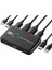 4K HDMI Kvm Switch 2 Port USB 2 Pc Tek Kasa Klavye Mouse Kontrol Çoklayıcı 1